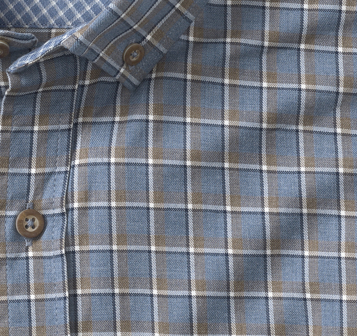 Johnston Murphy Men's Heathered Woven Shirt