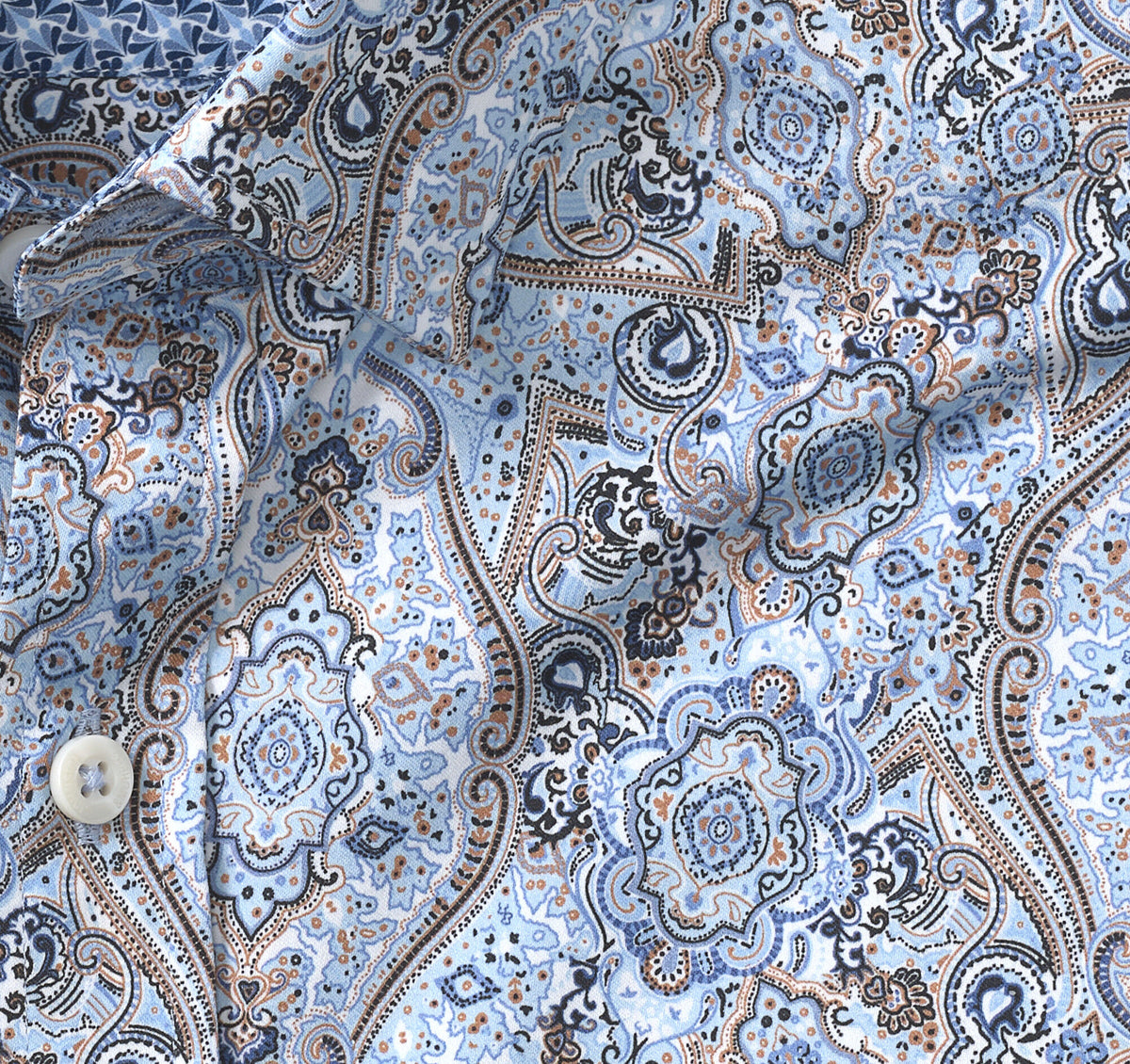 Johnston Murphy Men's Printed Cotton Shirt