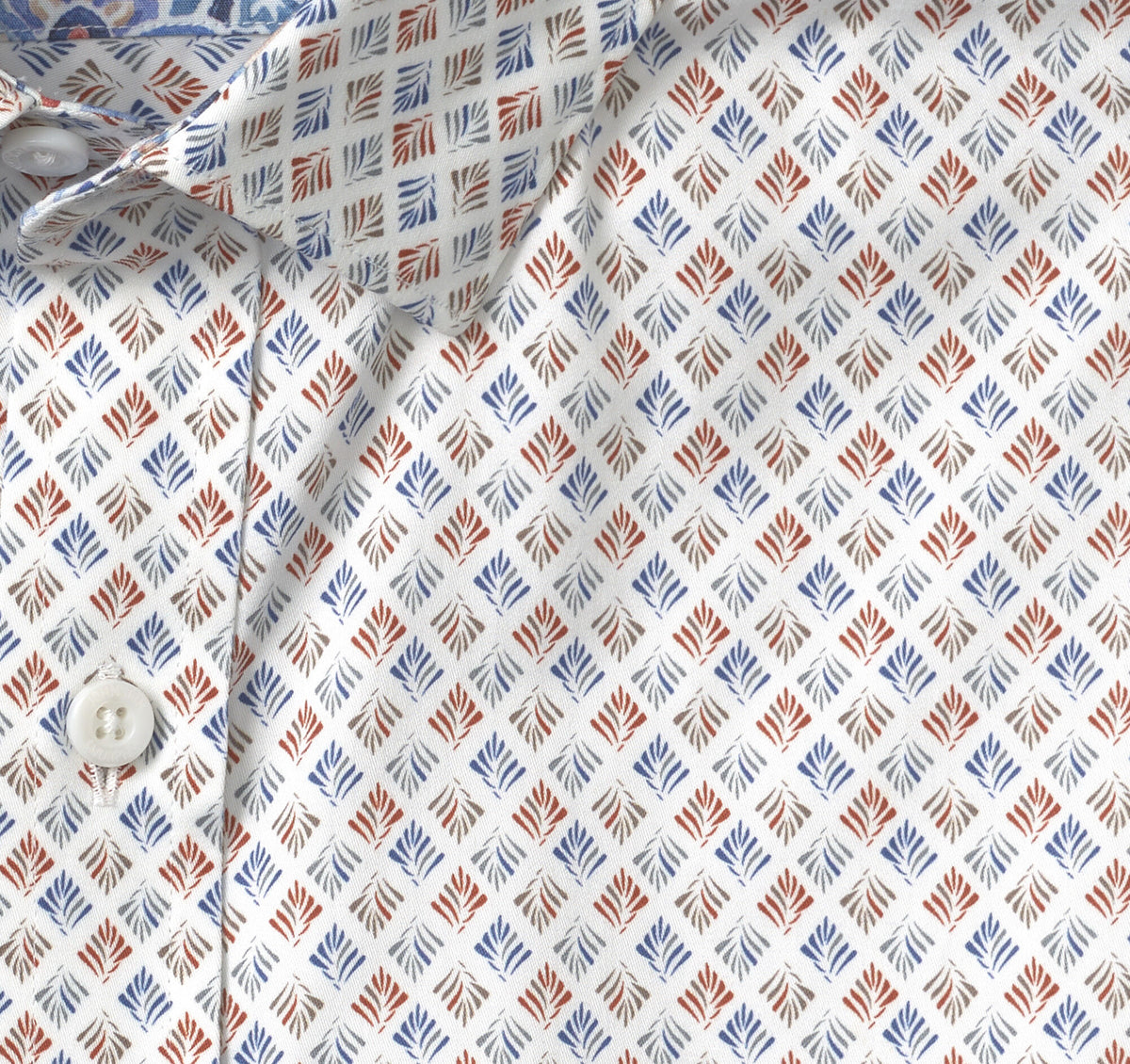 Johnston Murphy Men's Printed Cotton Shirt