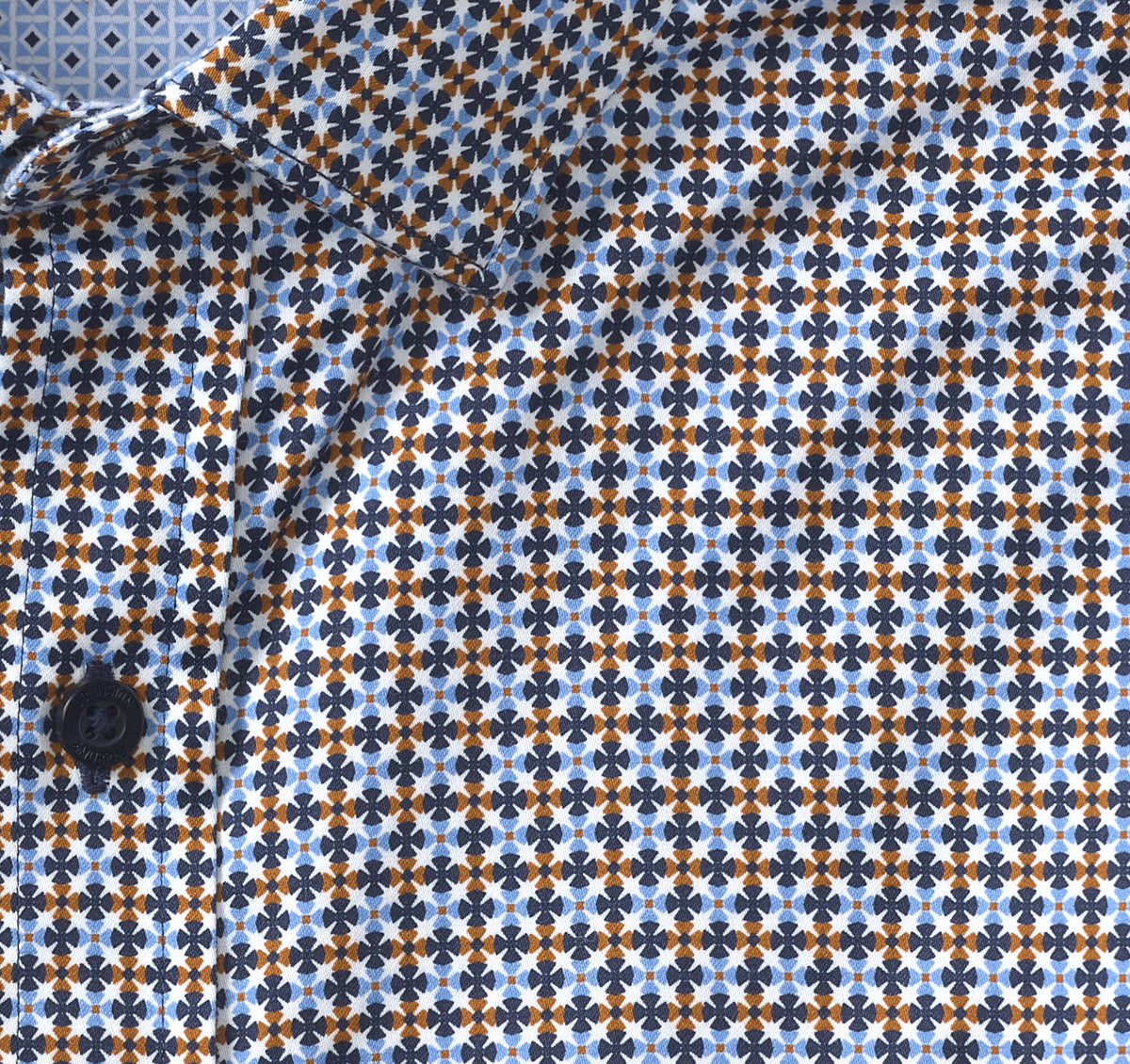 Johnston Murphy Men's Printed Cotton Shirt