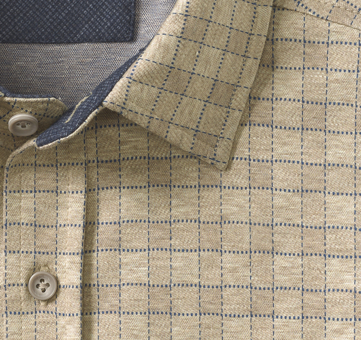 Johnston Murphy Men's Button-Front Knit Shirt