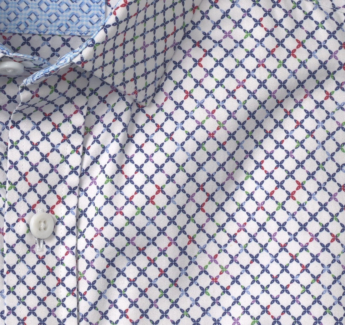 Johnston Murphy Men's Printed Cotton Shirt