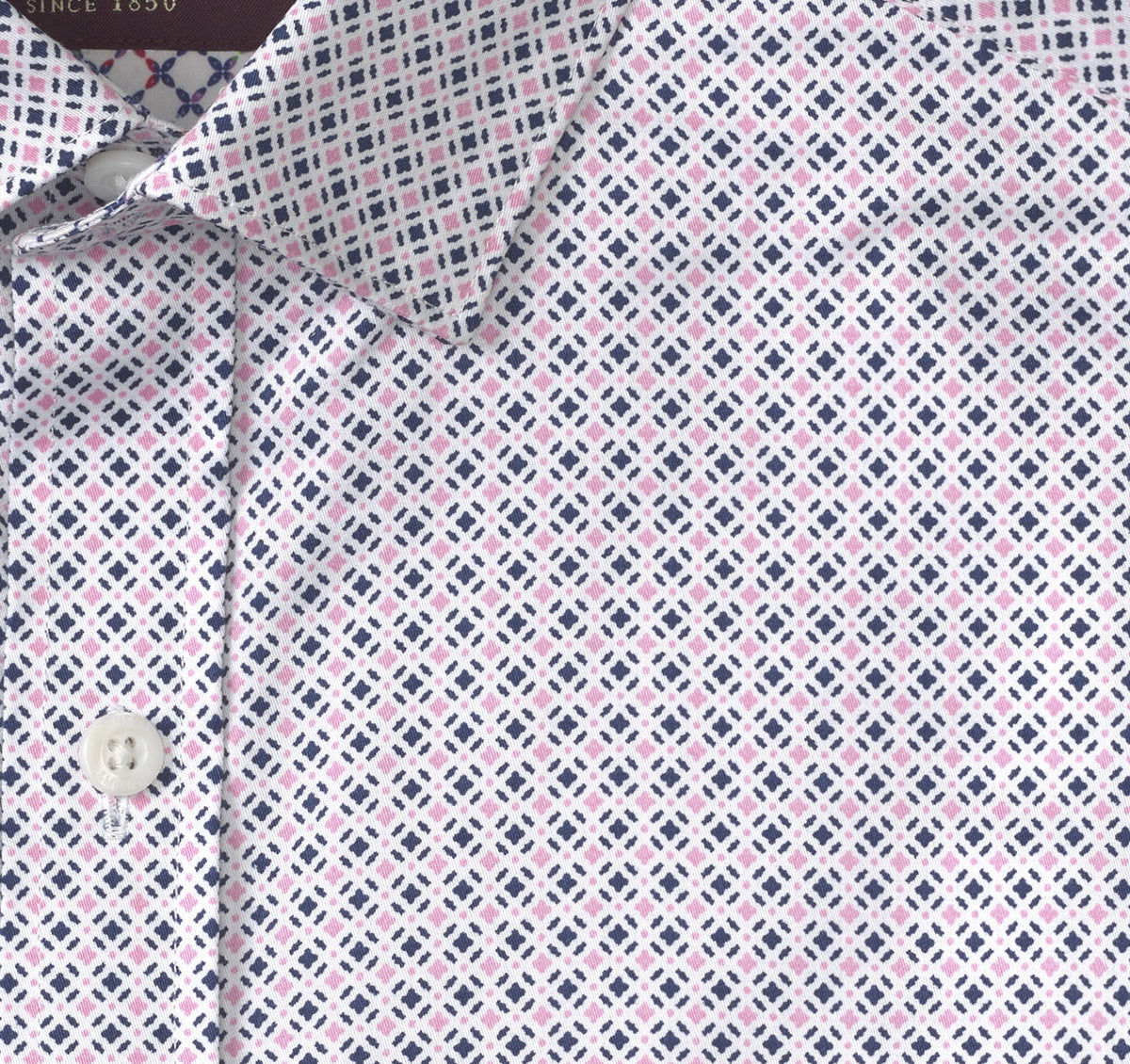 Johnston Murphy Men's Printed Cotton Shirt