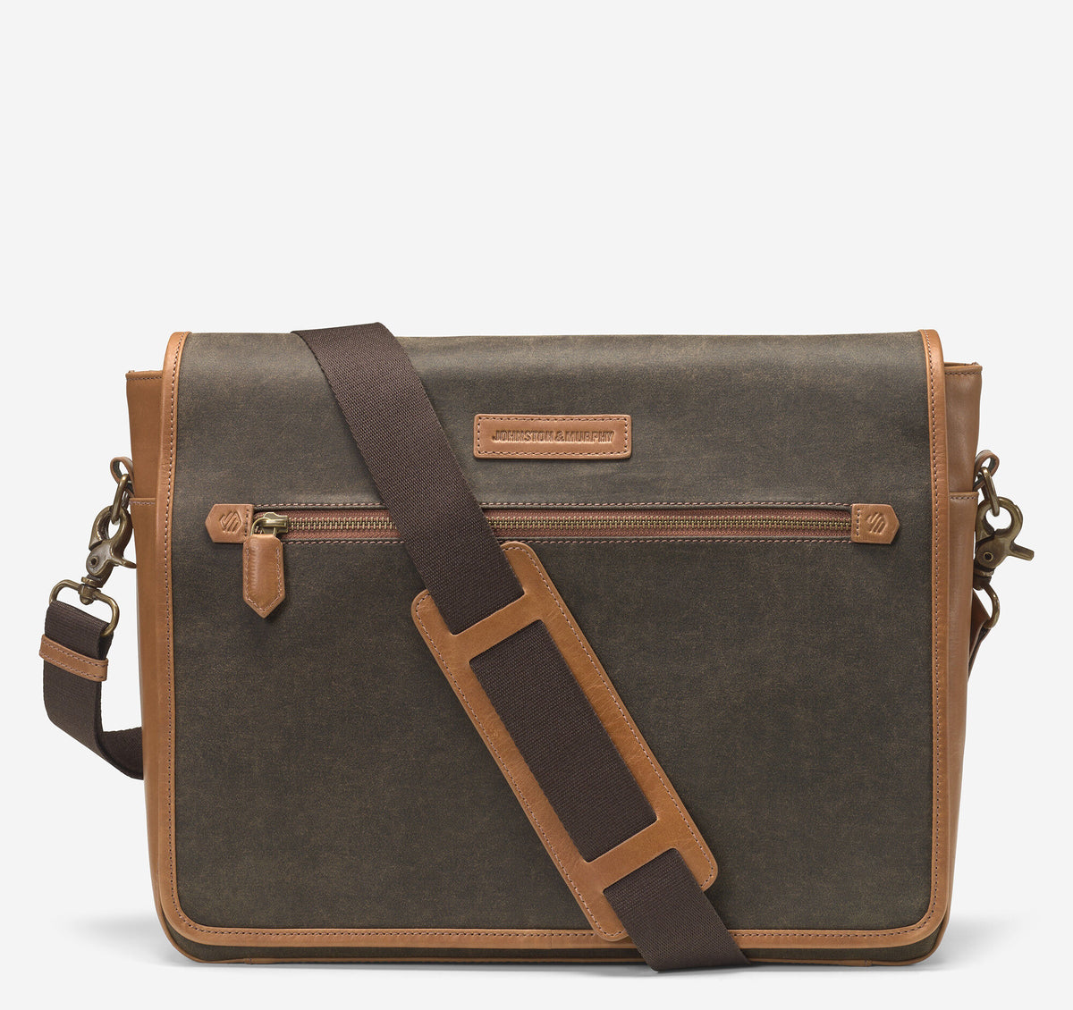Johnston Murphy Men's Rhodes Messenger Bag