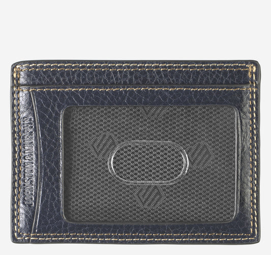 Johnston Murphy Men's Double Contrast Stitch Weekender Card Wallet