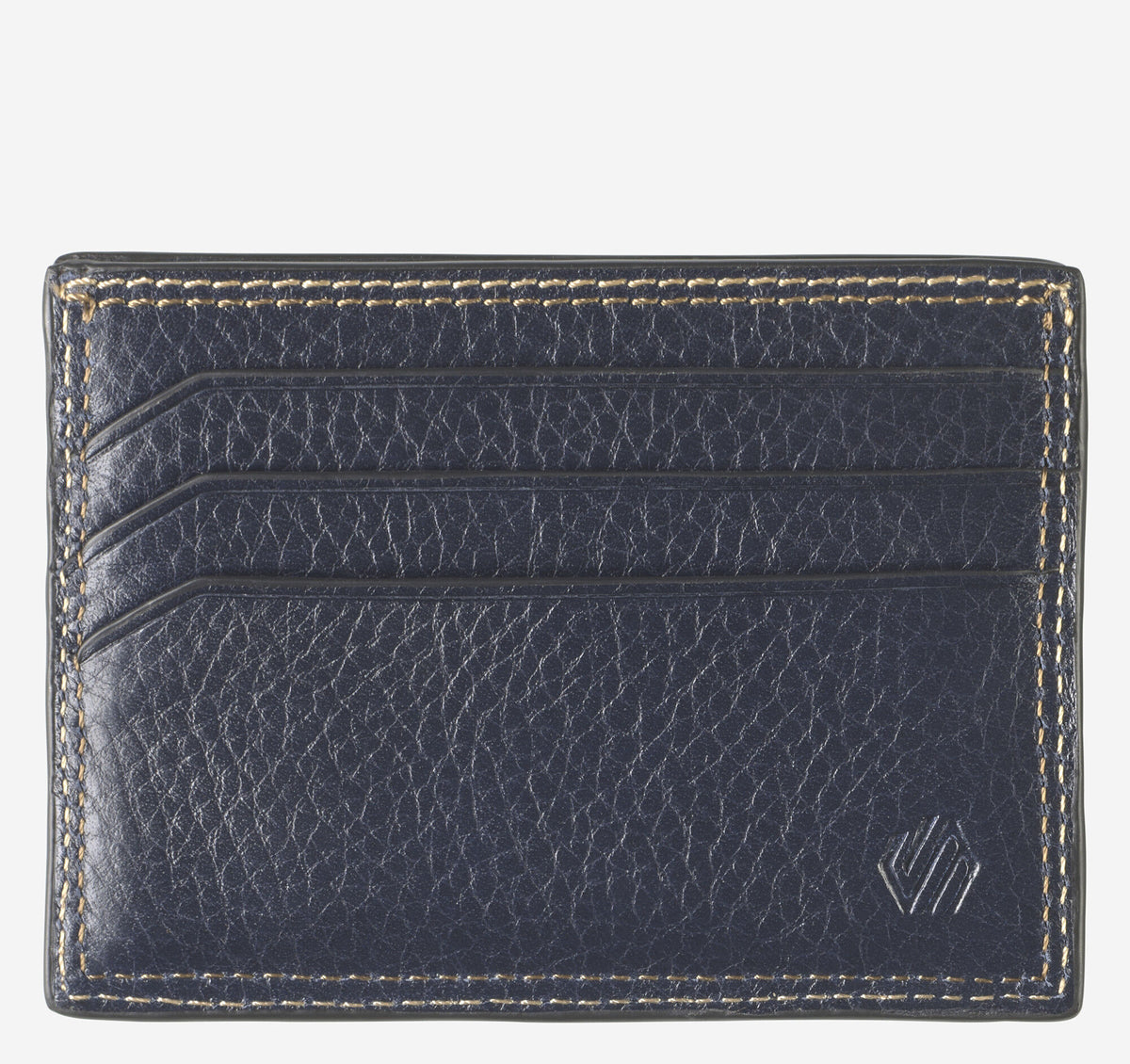 Johnston Murphy Men's Double Contrast Stitch Weekender Card Wallet