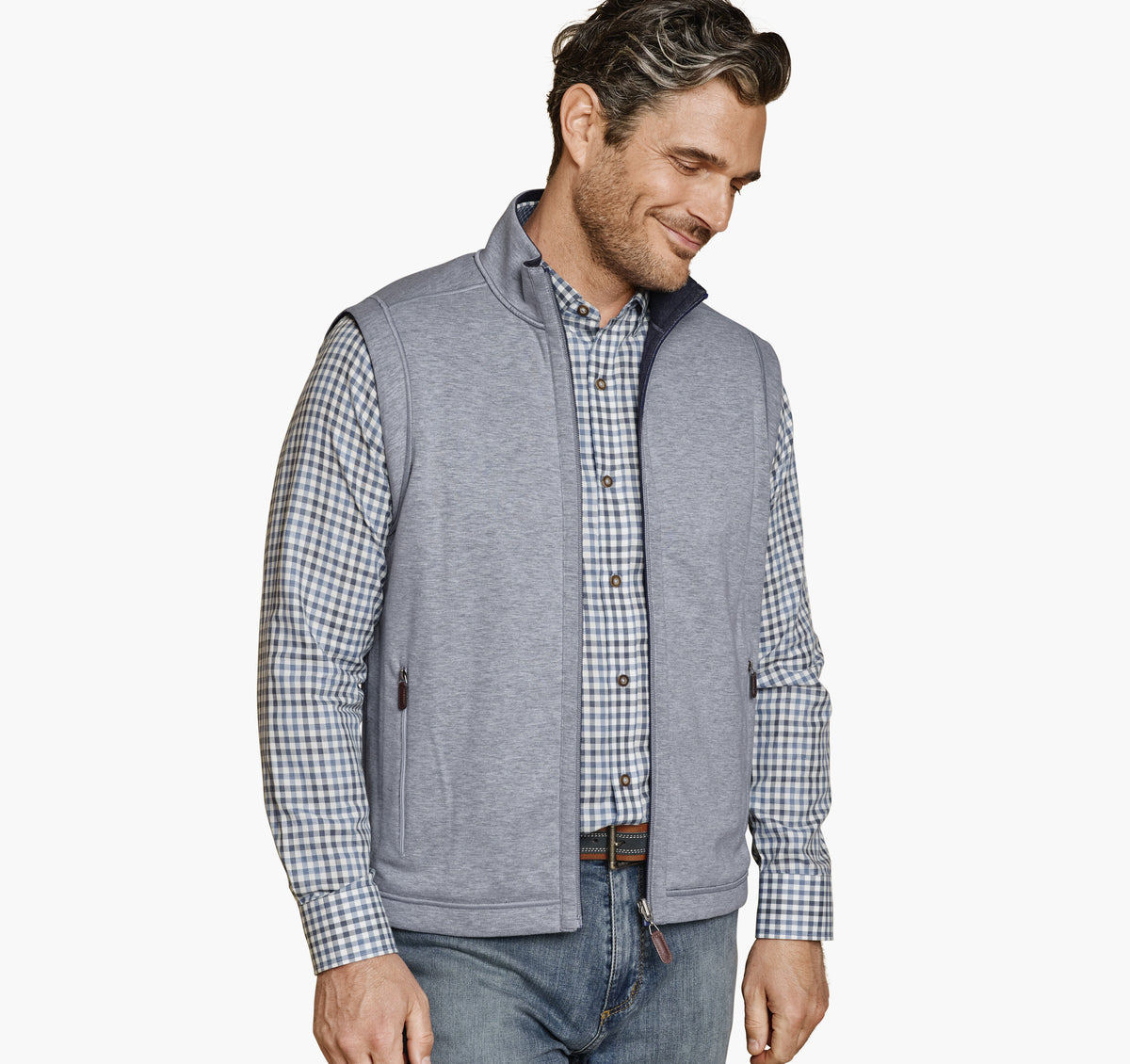 Johnston Murphy Men's Icon Reversible Vest