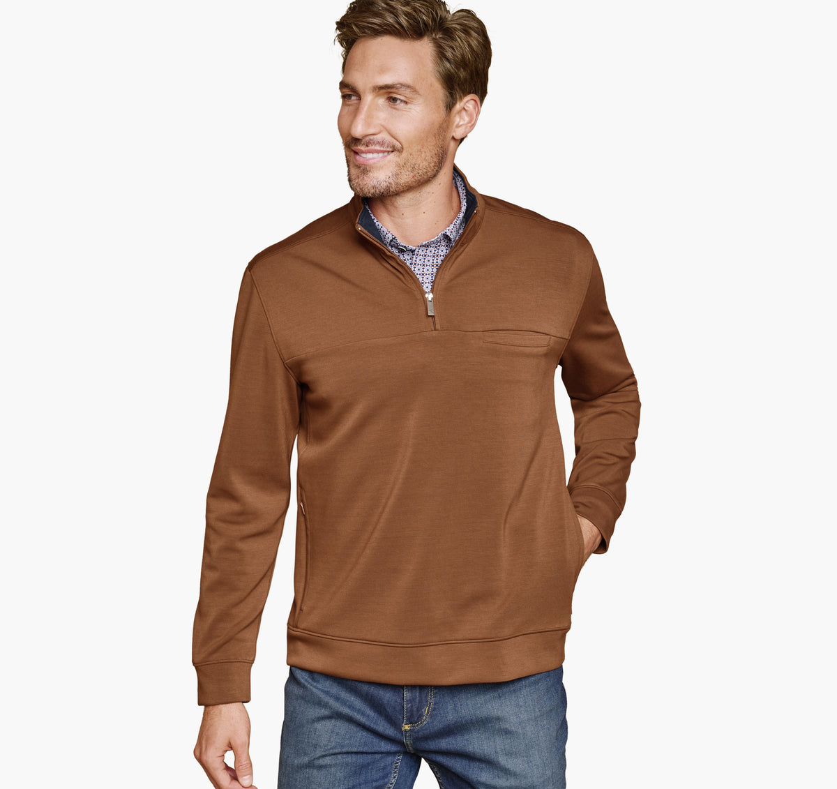 Johnston Murphy Men's Essential Quarter-Zip