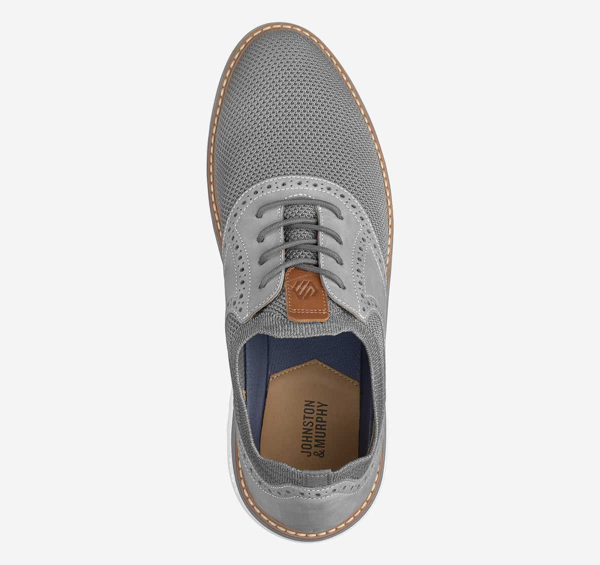 Johnston Murphy Men's Braydon Knit Saddle