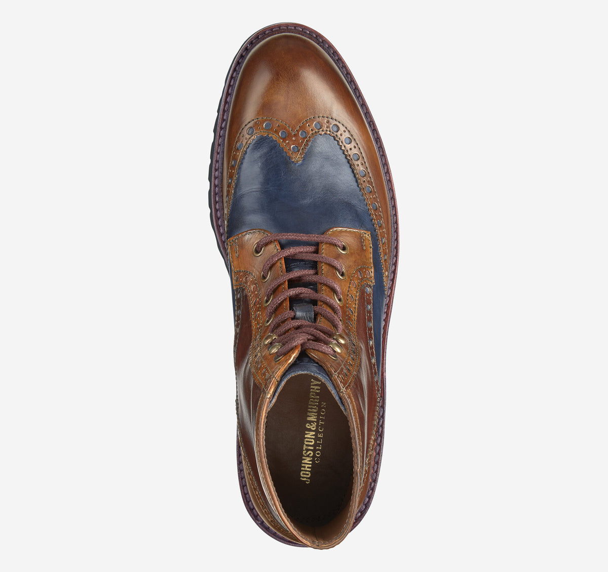Johnston Murphy Men's Dudley Lug Wingtip Boot