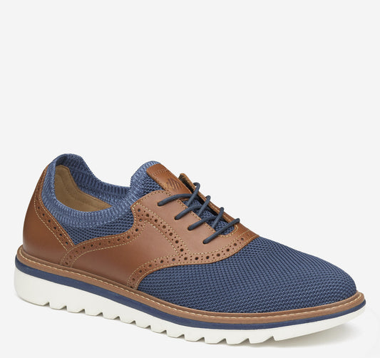 Johnston Murphy Men's Braydon Knit Saddle