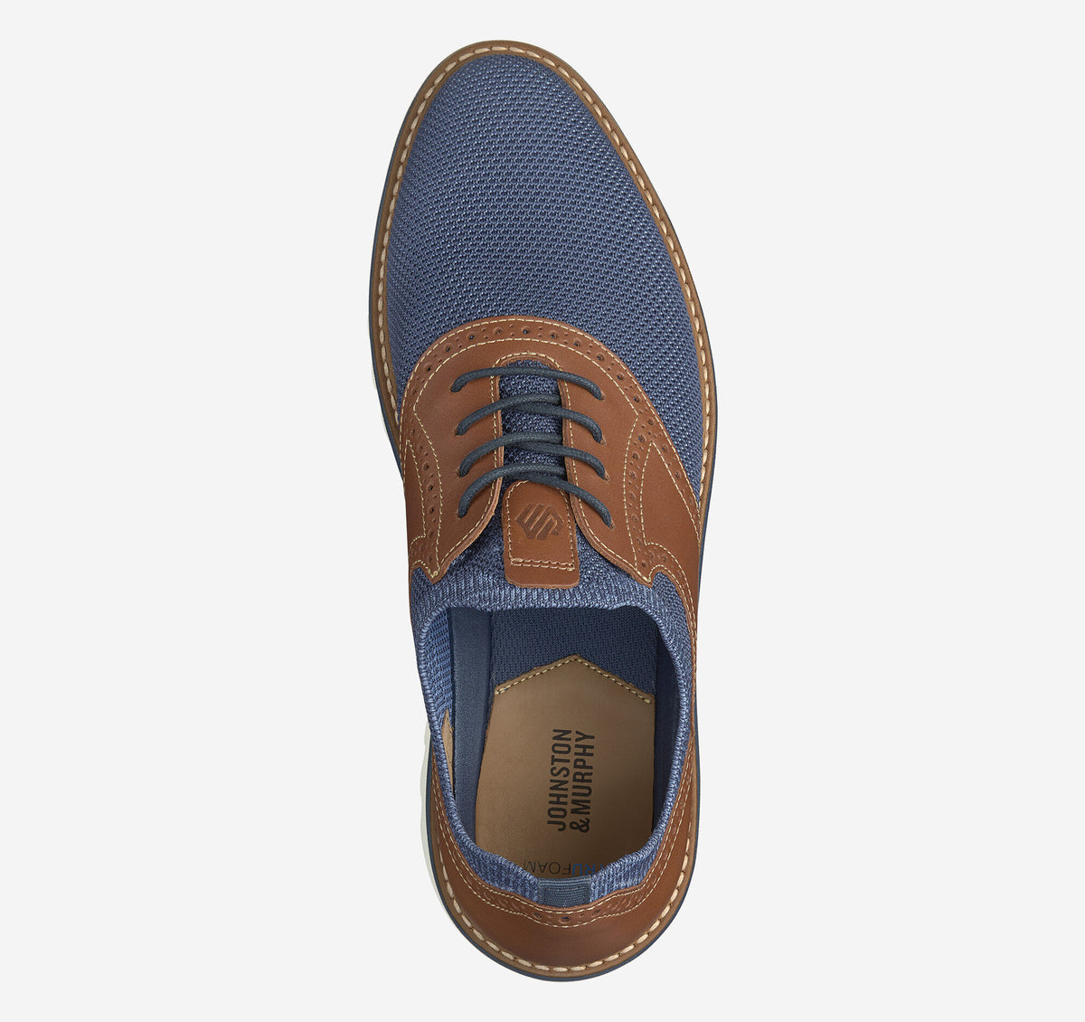 Johnston Murphy Men's Braydon Knit Saddle