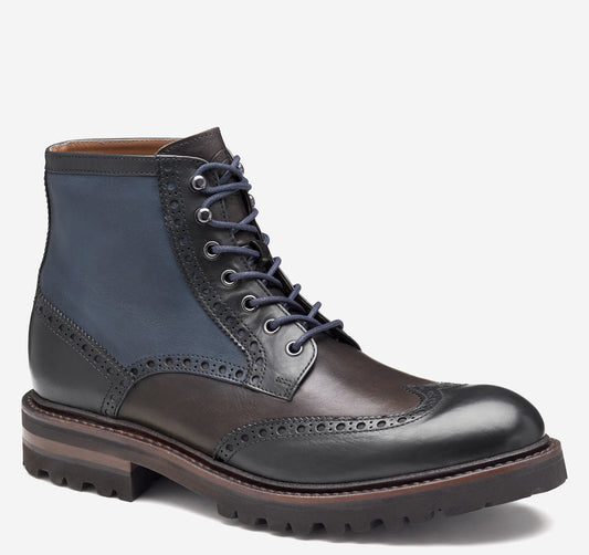 Johnston Murphy Men's Dudley Lug Wingtip Boot