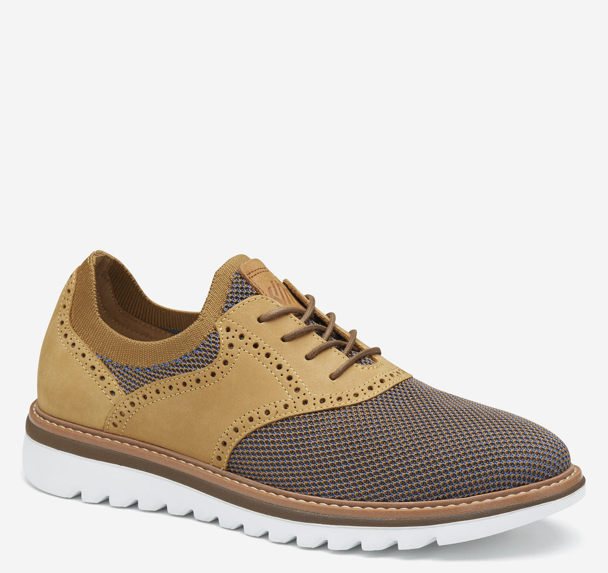 Johnston Murphy Men's Braydon Knit Saddle