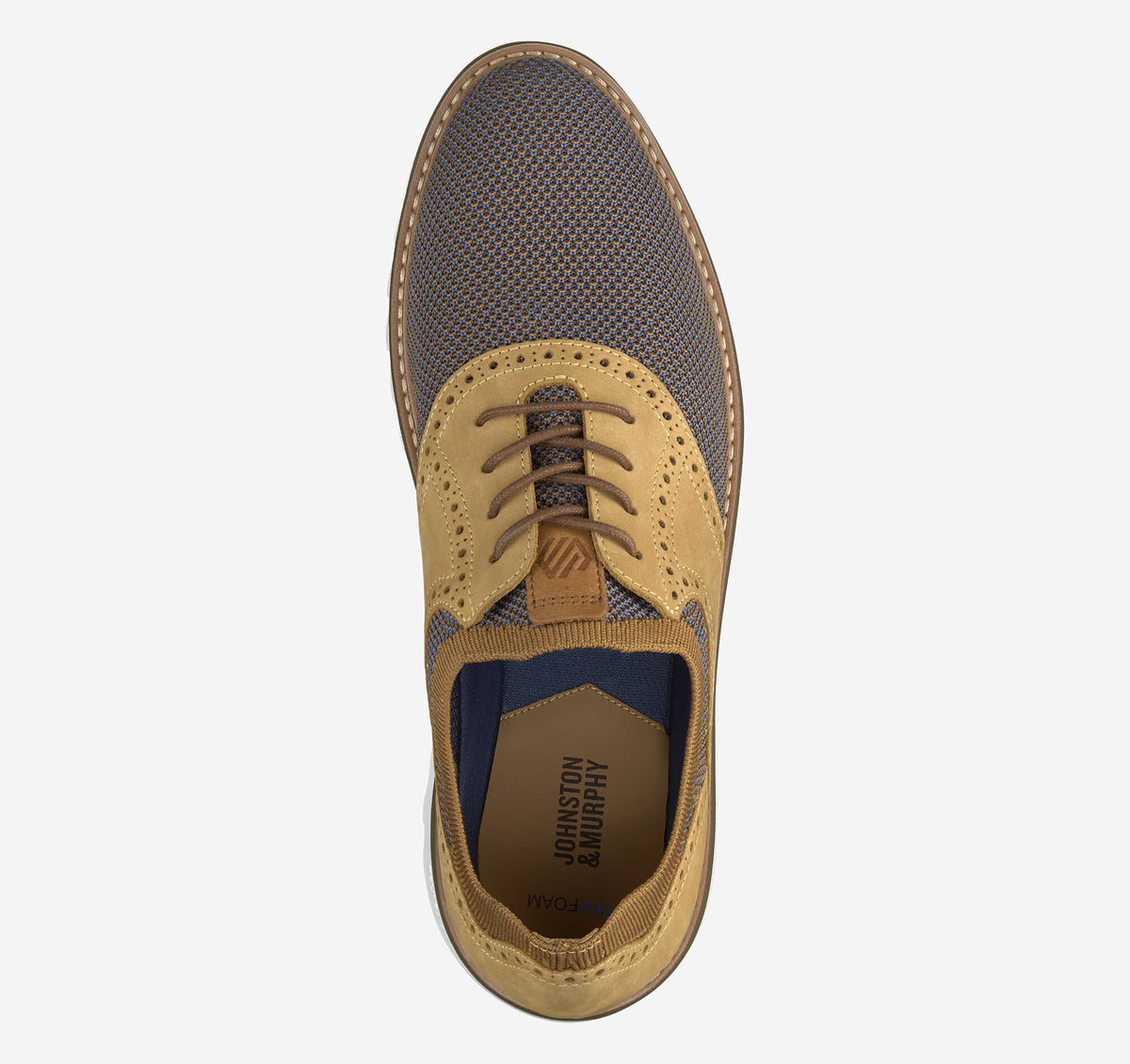 Johnston Murphy Men's Braydon Knit Saddle