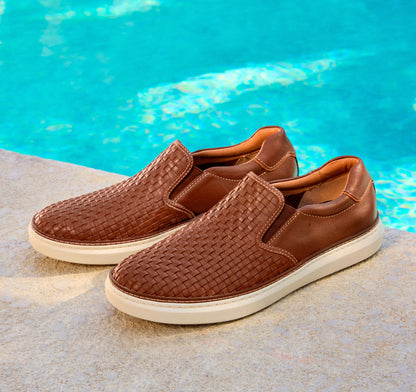 Johnston Murphy Men's McGuffey 2 Woven Slip-On