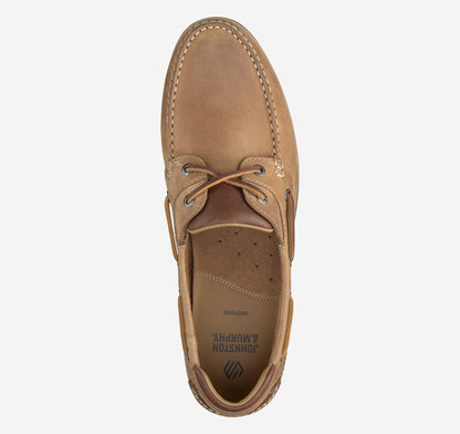 Johnston Murphy Men's Ventura 2-Eye Boat Shoe