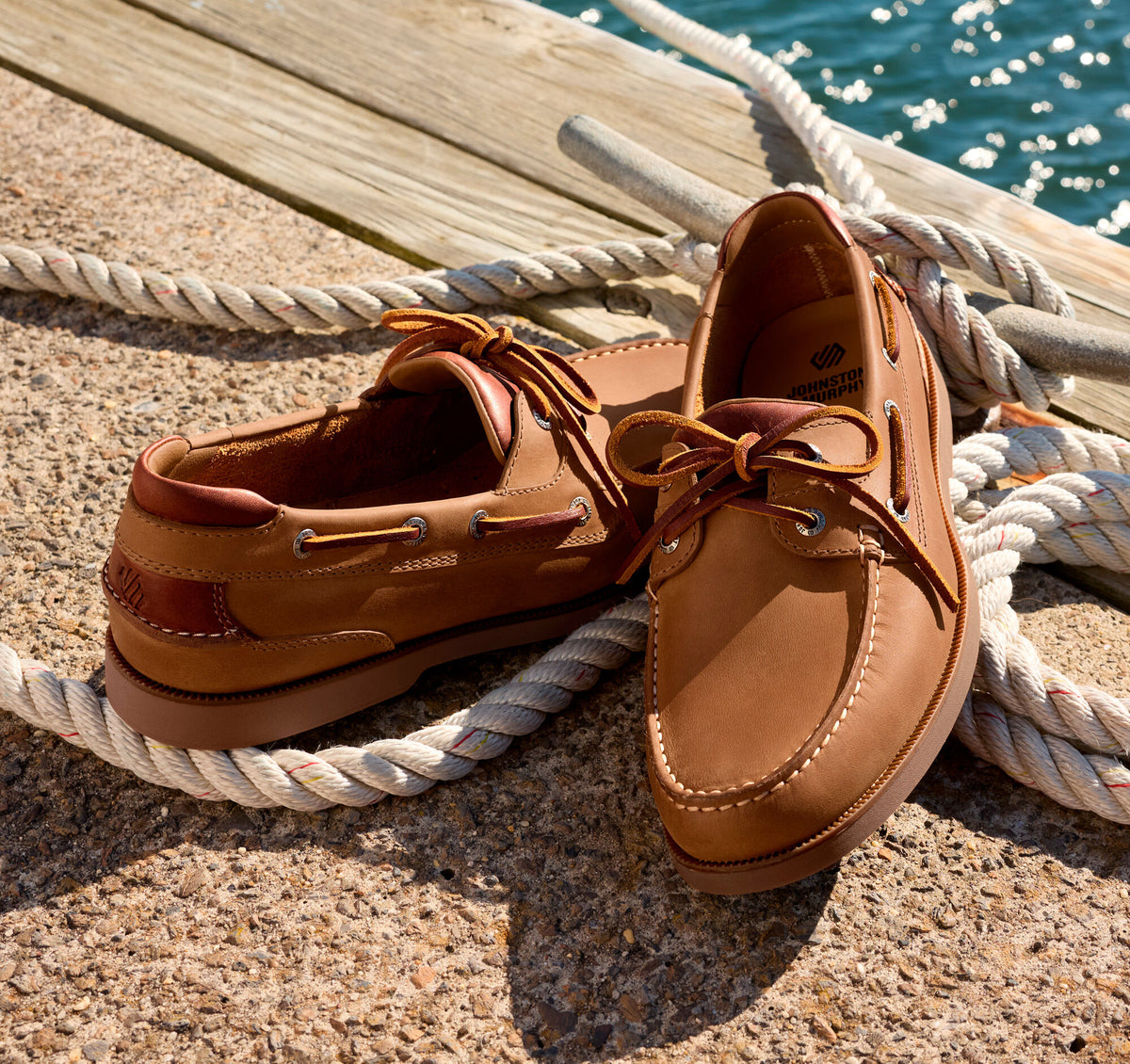 Johnston Murphy Men's Ventura 2-Eye Boat Shoe
