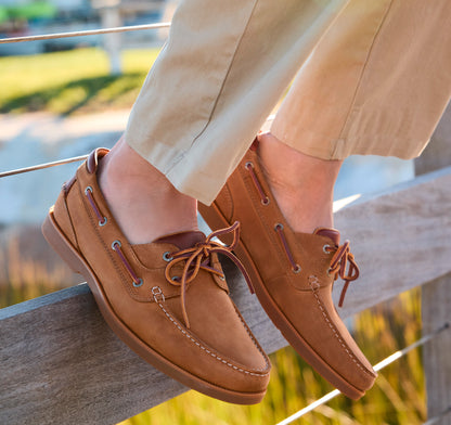 Johnston Murphy Men's Ventura 2-Eye Boat Shoe