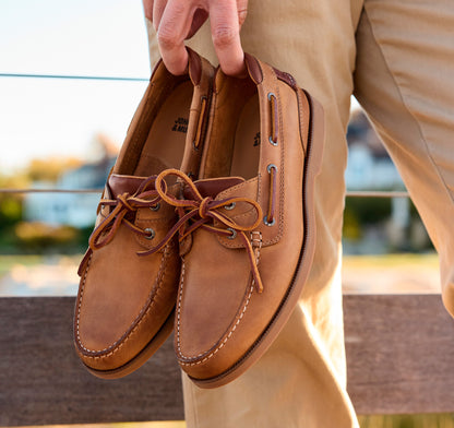 Johnston Murphy Men's Ventura 2-Eye Boat Shoe
