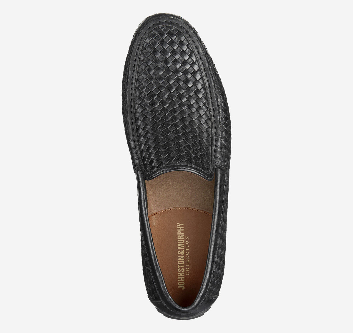 Johnston Murphy Men's Baldwin Driver Woven Slip-On Loafer