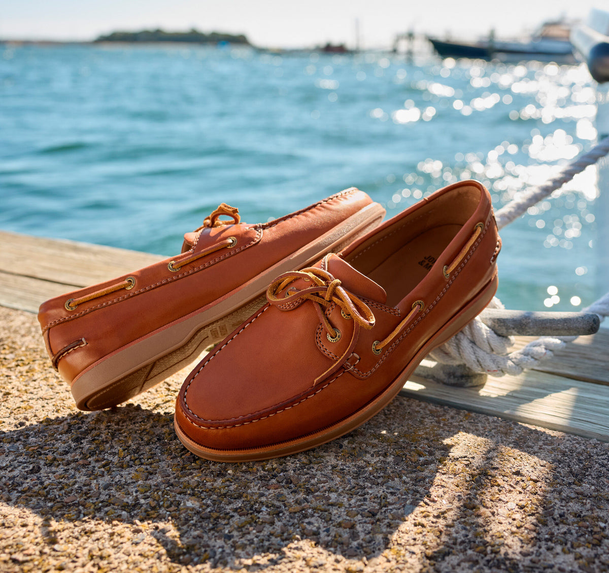 Johnston Murphy Men's Monaco 2-Eye Boat Shoe