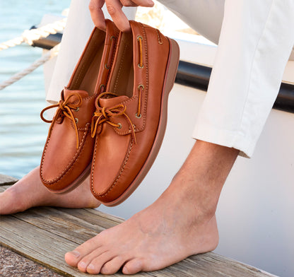 Johnston Murphy Men's Monaco 2-Eye Boat Shoe