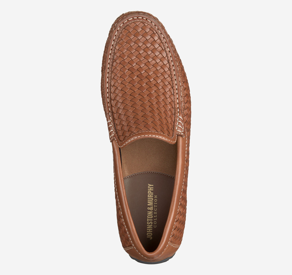 Johnston Murphy Men's Baldwin Driver Woven Slip-On Loafer