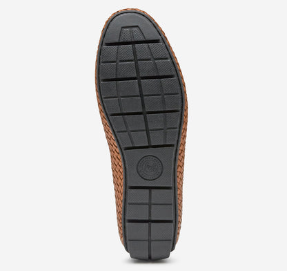 Johnston Murphy Men's Baldwin Driver Woven Slip-On Loafer