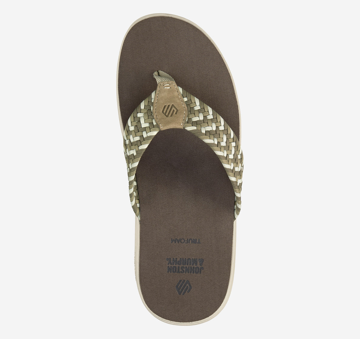 Johnston Murphy Men's Upton Woven Flip-Flop