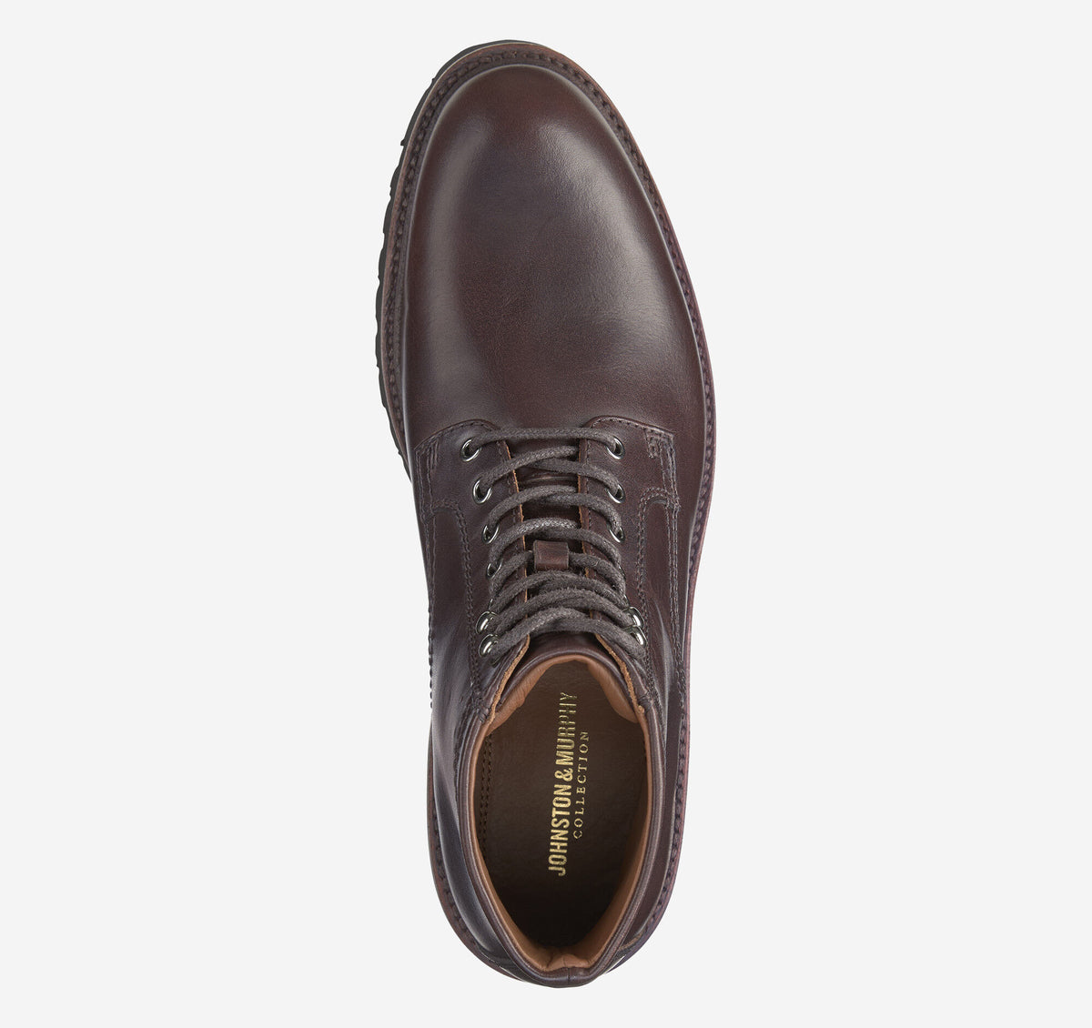 Johnston Murphy Men's Dudley Lug Plain Toe Boot