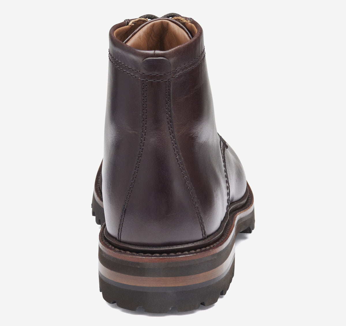 Johnston Murphy Men's Dudley Lug Plain Toe Boot