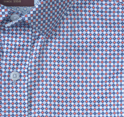 Johnston Murphy Men's Printed Cotton Shirt