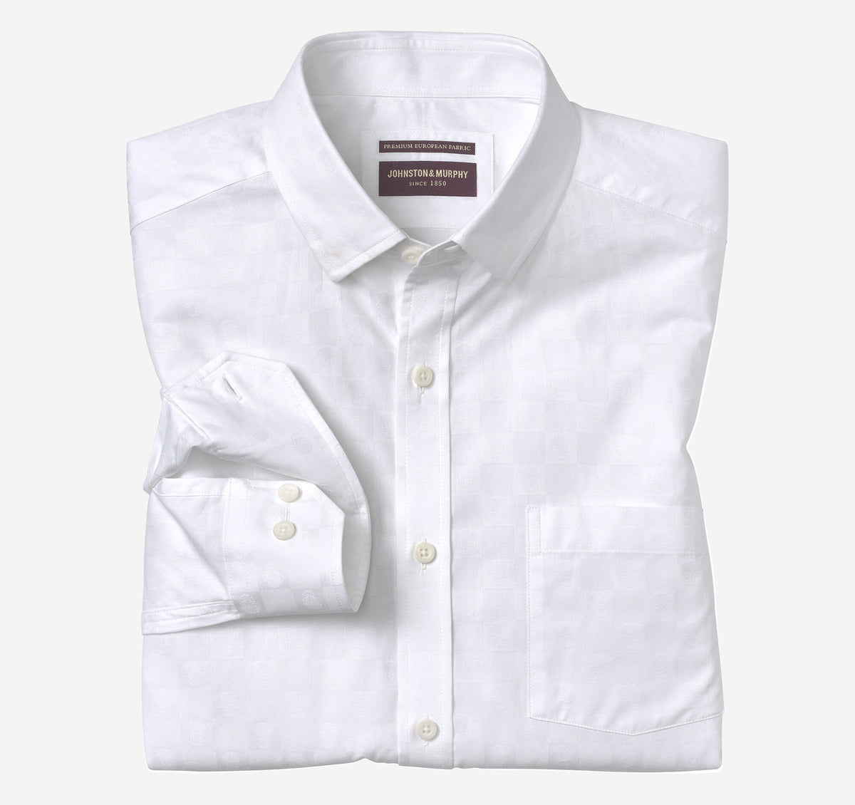 Johnston Murphy Men's Jacquard Shirt