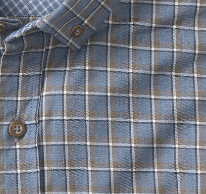 Johnston Murphy Men's Heathered Woven Shirt