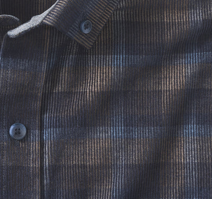 Johnston Murphy Men's Plaid Corduroy Shirt