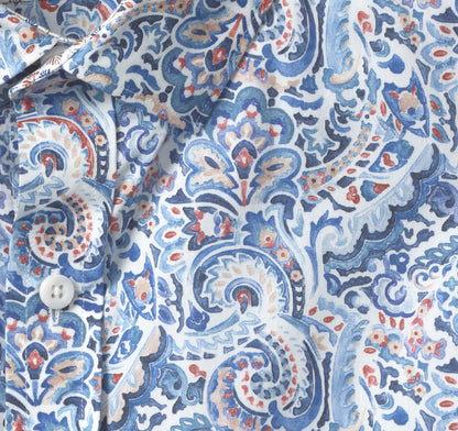 Johnston Murphy Men's Printed Cotton Shirt