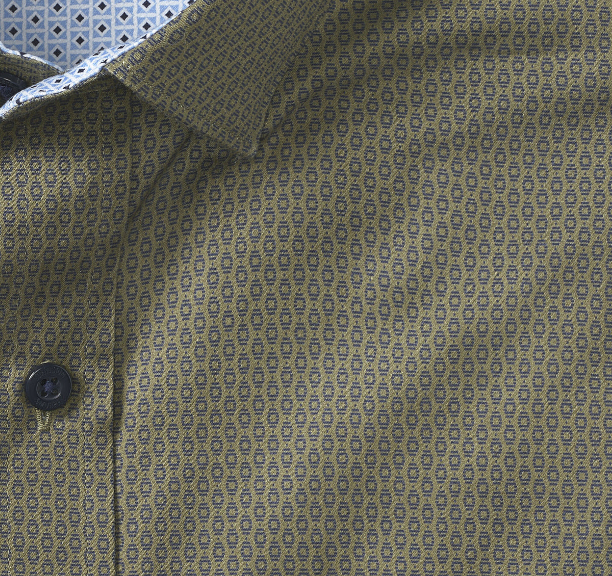 Johnston Murphy Men's Printed Cotton Shirt
