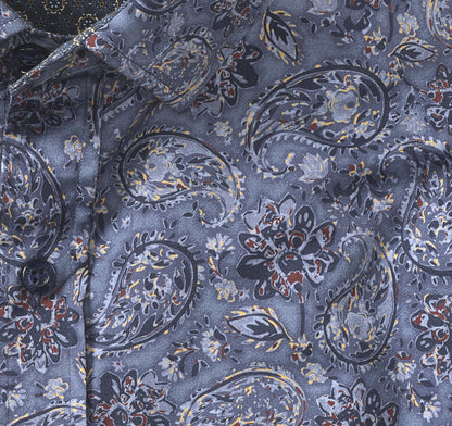Johnston Murphy Men's Printed Cotton Shirt