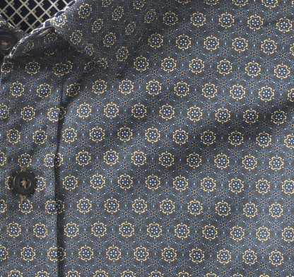 Johnston Murphy Men's Printed Cotton Shirt