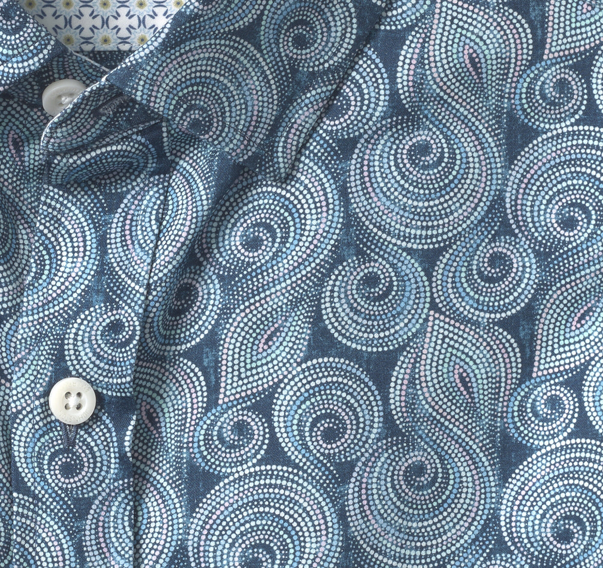 Johnston Murphy Men's Printed Cotton Shirt