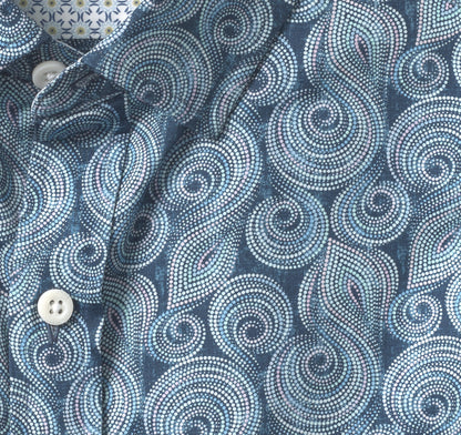 Johnston Murphy Men's Printed Cotton Shirt