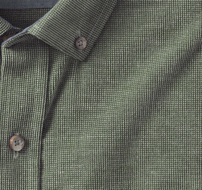 Johnston Murphy Men's Textured Corduroy Shirt