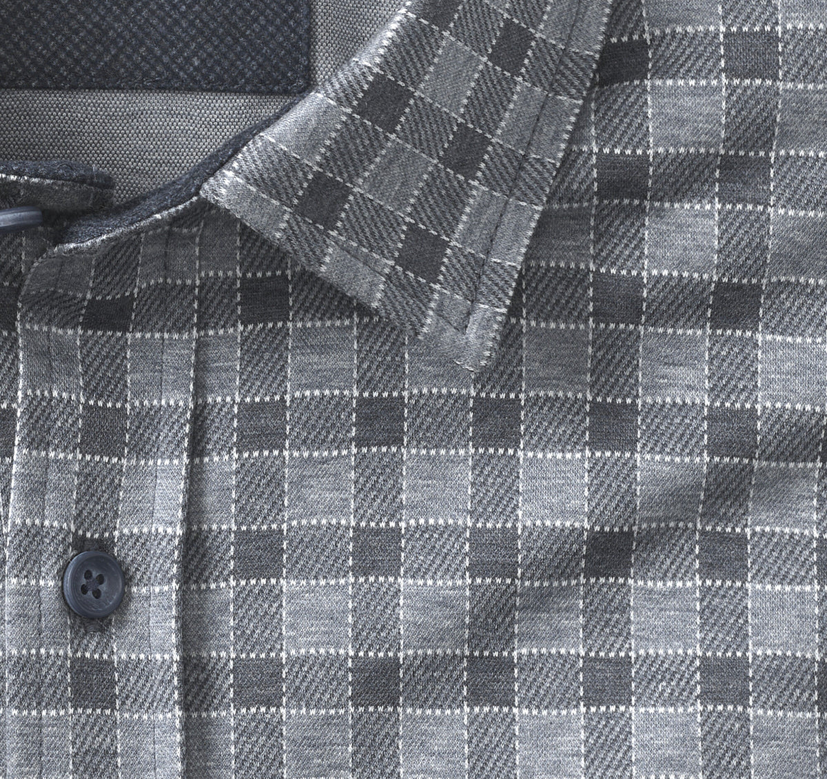 Johnston Murphy Men's Button-Front Knit Shirt