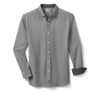 Johnston Murphy Men's Game Day XC4® Long-Sleeve Gingham Shirt