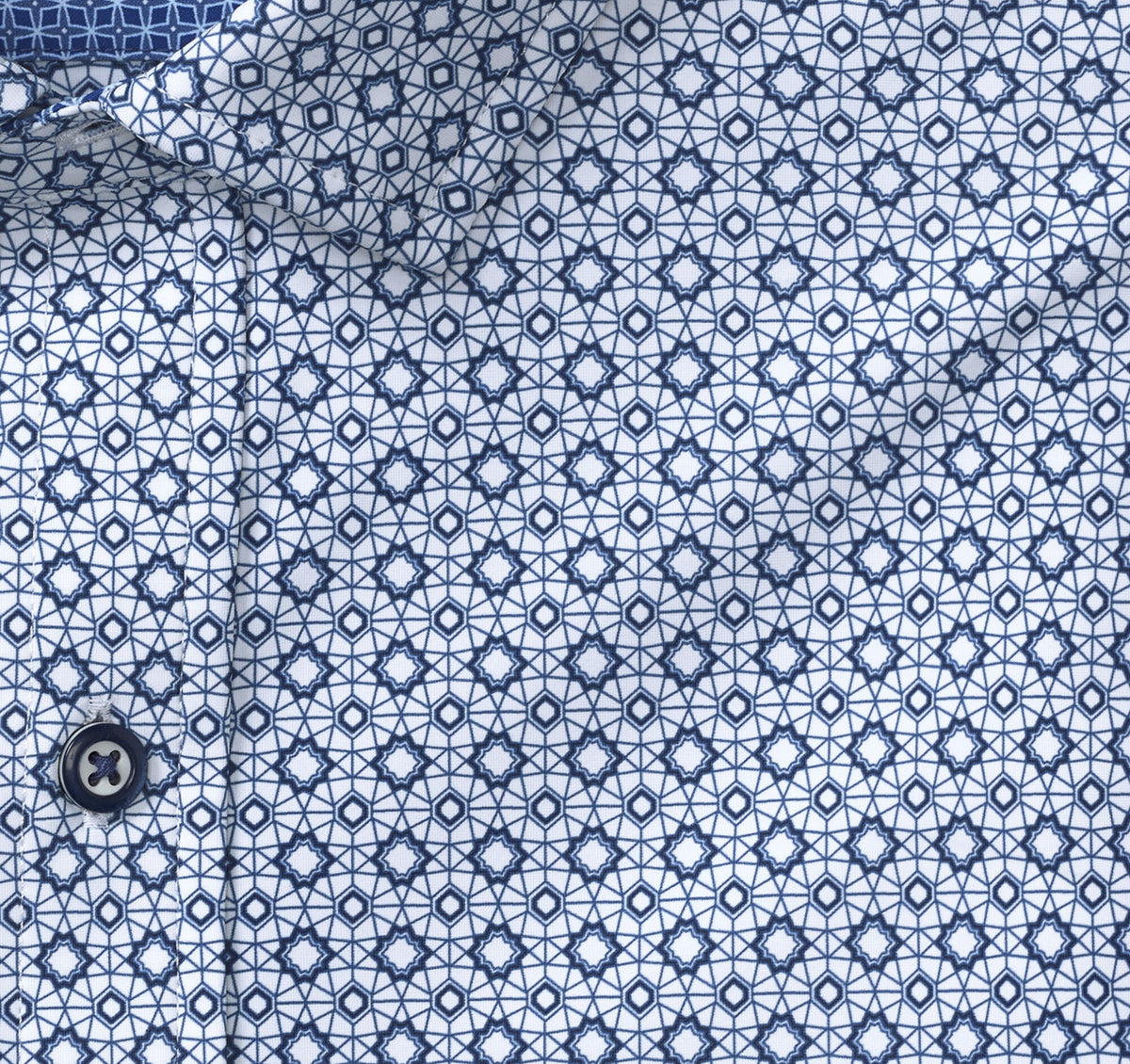 Johnston Murphy Men's XC4® Motion Long-Sleeve Print Knit Shirt