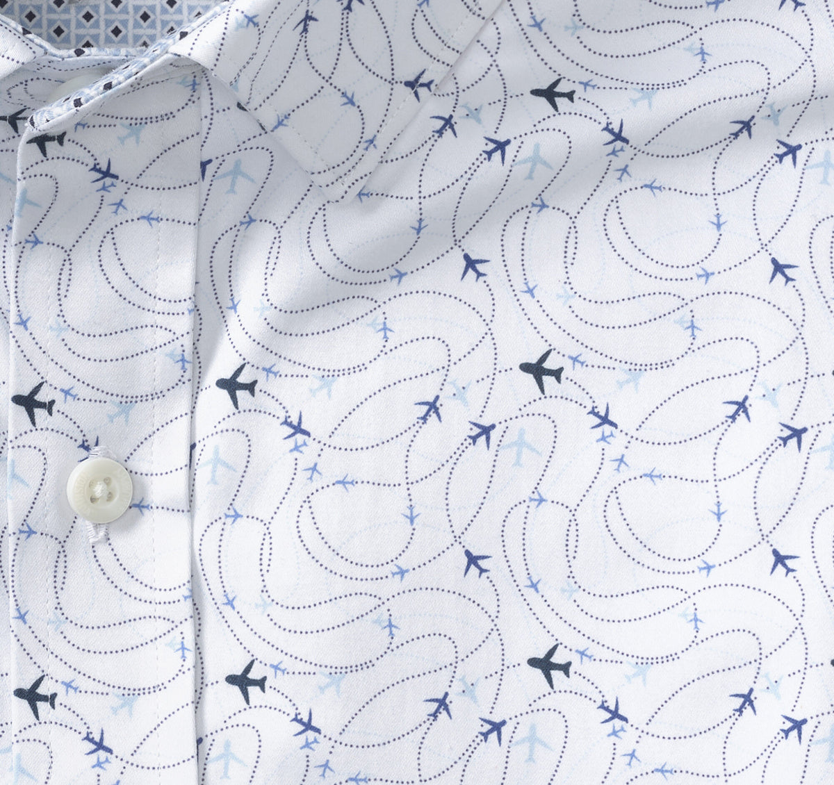 Johnston Murphy Men's Printed Cotton Shirt
