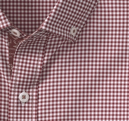Johnston Murphy Men's Game Day XC4® Long-Sleeve Gingham Shirt