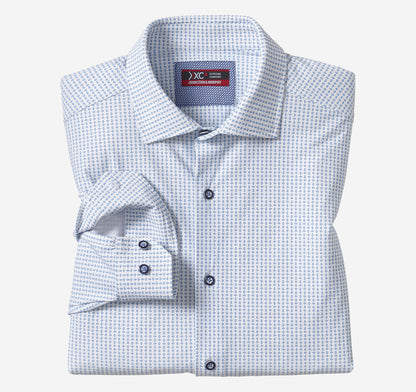 Johnston Murphy Men's XC4® Motion Long-Sleeve Dress Knit Shirt