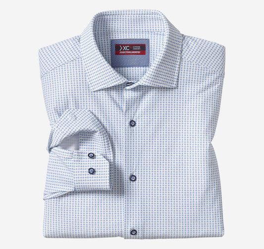 Johnston Murphy Men's XC4® Motion Long-Sleeve Dress Knit Shirt